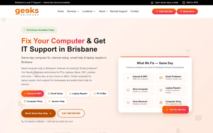 Geeks homepage &mdash; built and managed by Elite Dev